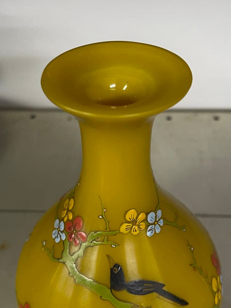 即決OK■中国乾龍ガラス花瓶