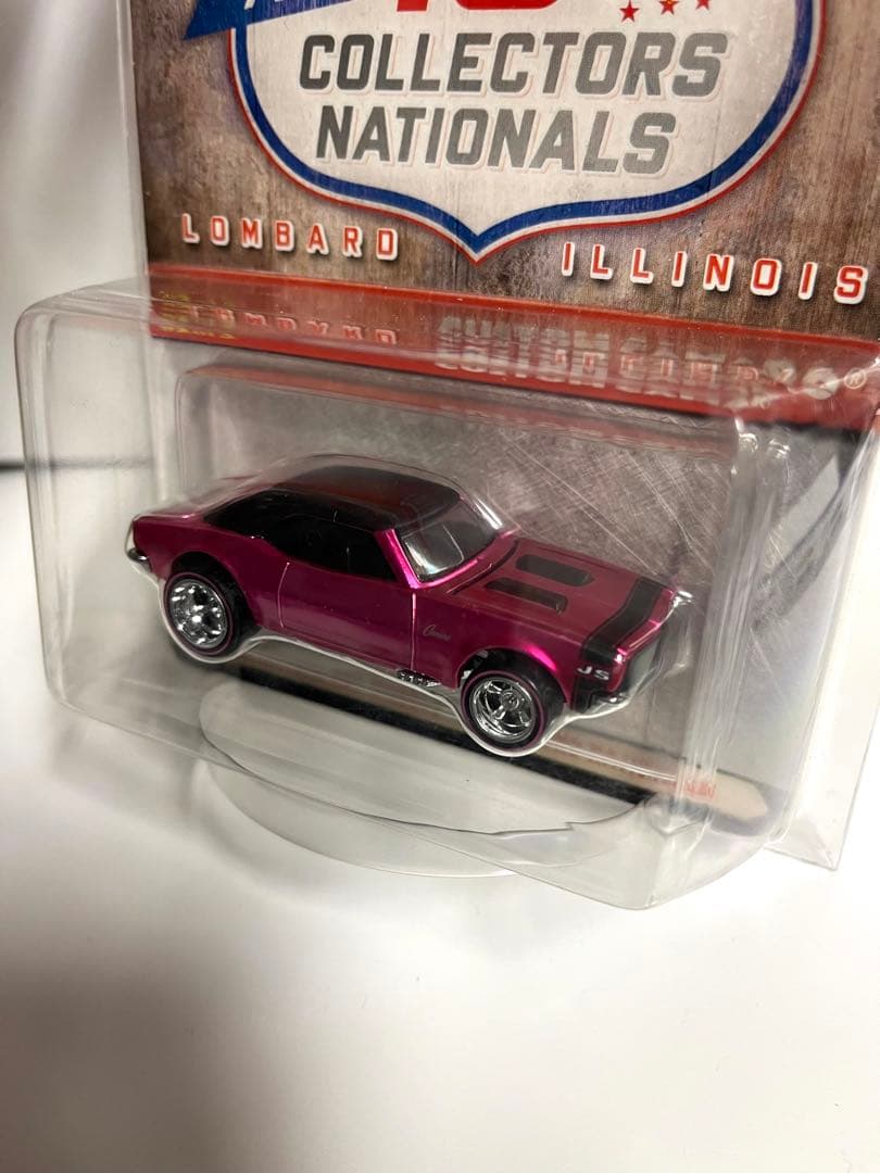HW コレクターズナショナルズ限定　カスタムカマロ　レア！　ピンク