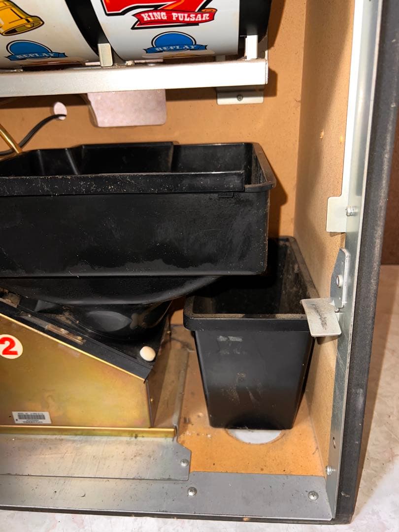 動作良好 パチスロ実機 山佐 キングパルサーエース 機 レトロスロット