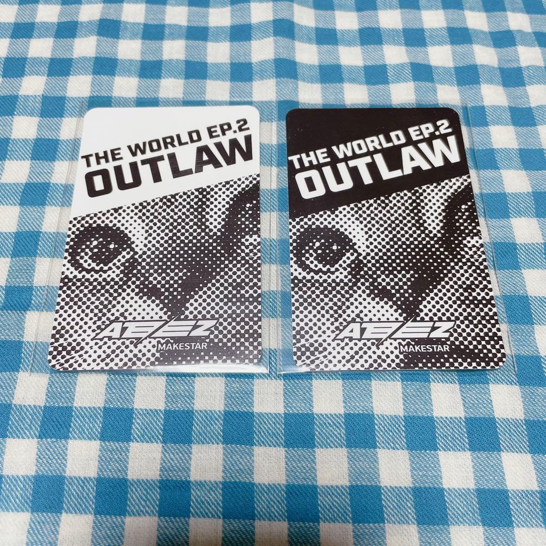 ATEEZ OUTLAW ソンファ MAKESTAR特典　猫耳　公式トレカ