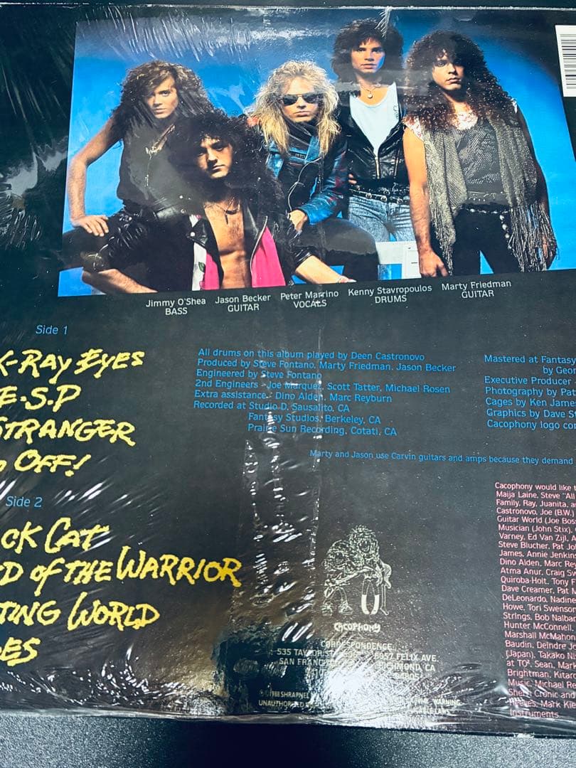 Cacophony GO OFF! レコード