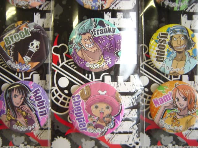 ♯Hkx07ABワンピースカンバッチコレクション3種