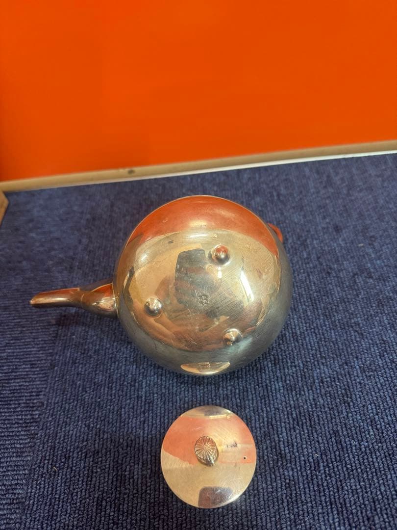 1715 純銀 急須 ティーポット 茶道具 茶器