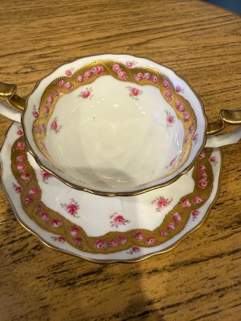 アンティーク ティファニー イングリッシュ ティーカップ ソーサー