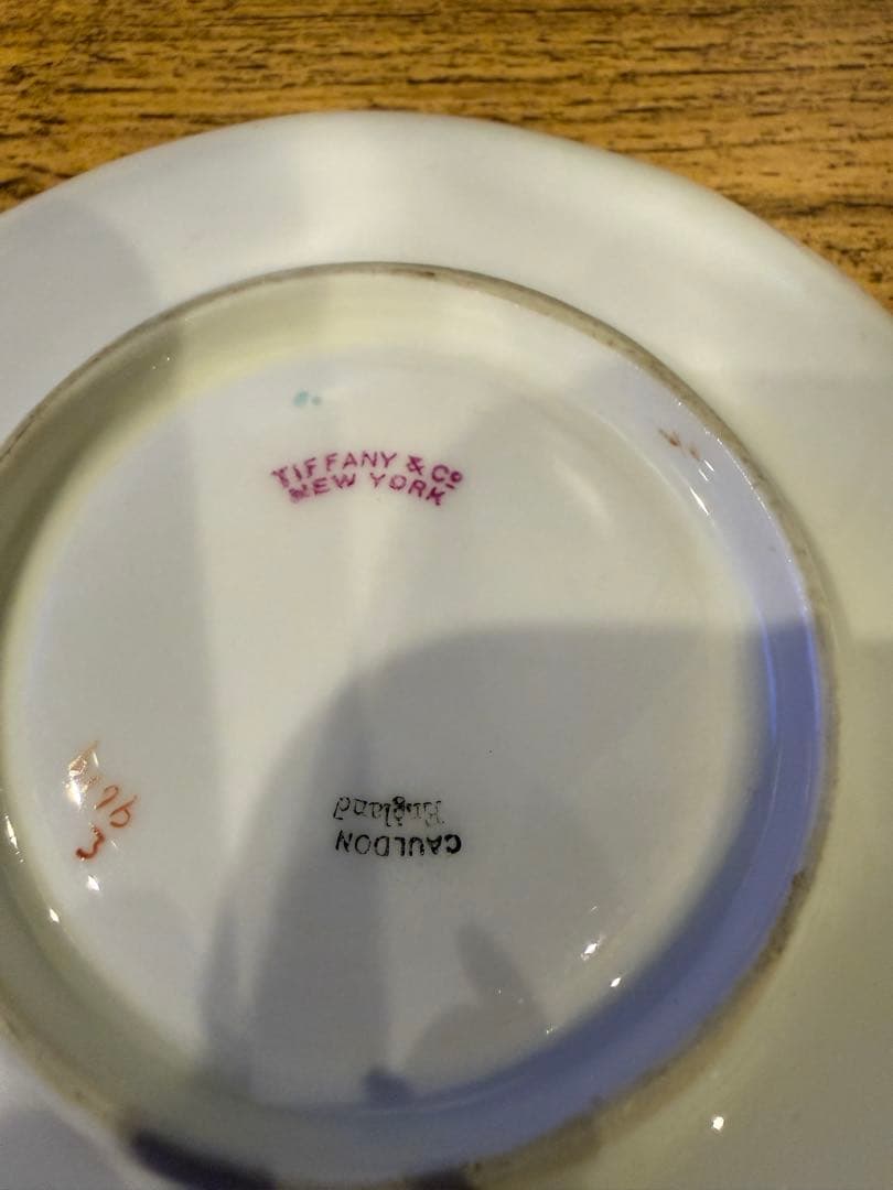 アンティーク ティファニー イングリッシュ ティーカップ ソーサー