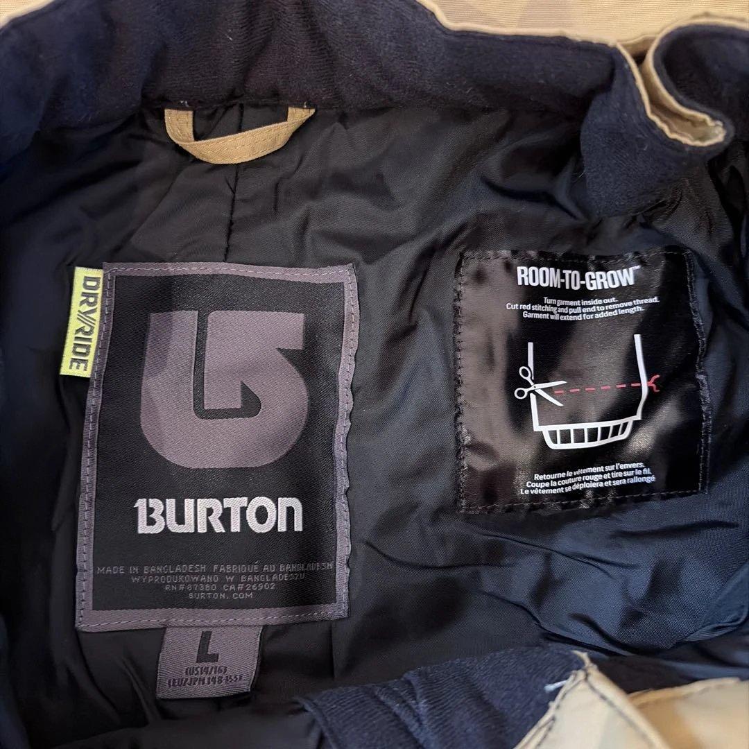 Burton 子供用スキーウェア チェック柄　上下セット