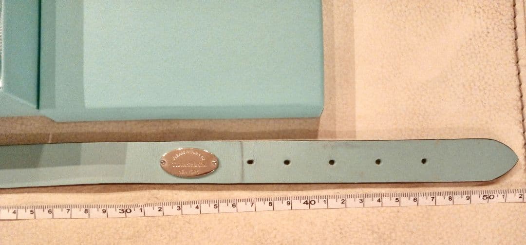 ティファニー　tiffany 犬　ペット　首輪　箱入り　格安　L 誕生日記念日