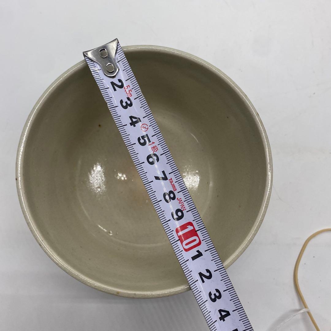 膳所焼 陽炎園 色絵 しだれ桜 茶碗 共箱 茶道具 抹茶碗 淡海ぜぜ 岩崎健三