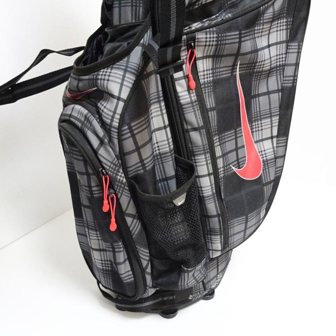 【希少・廃番品】ナイキ スタンド キャディバック BG0288 チェック柄 軽量