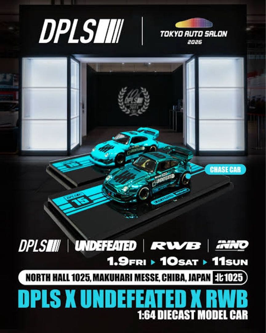 1/64 DPLS ポルシェ 911 RWB inno64 東京オートサロン