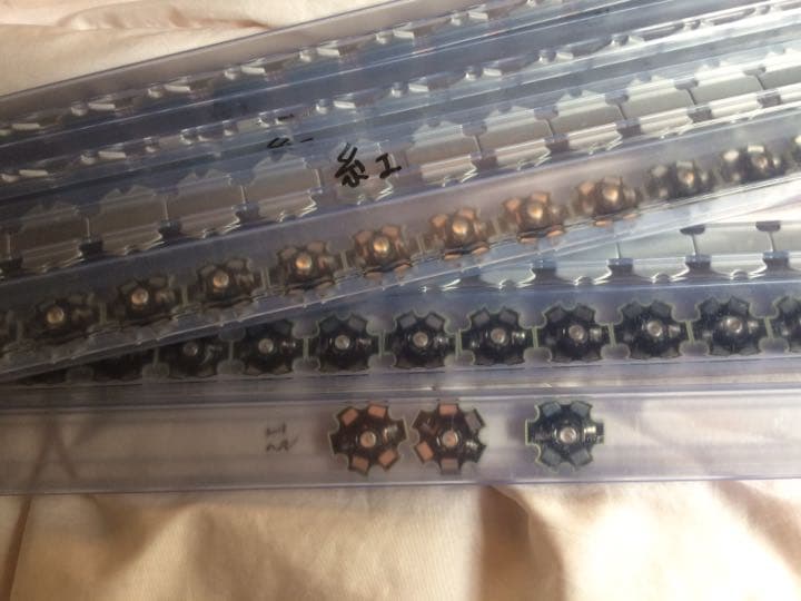 LED 1W 紅、青、白、黄緑など