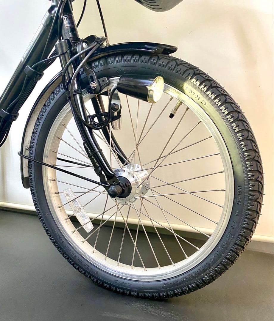 1年保証 新型　パナソニック　ギュットミニ　20インチ　黒色　電動アシスト自転車