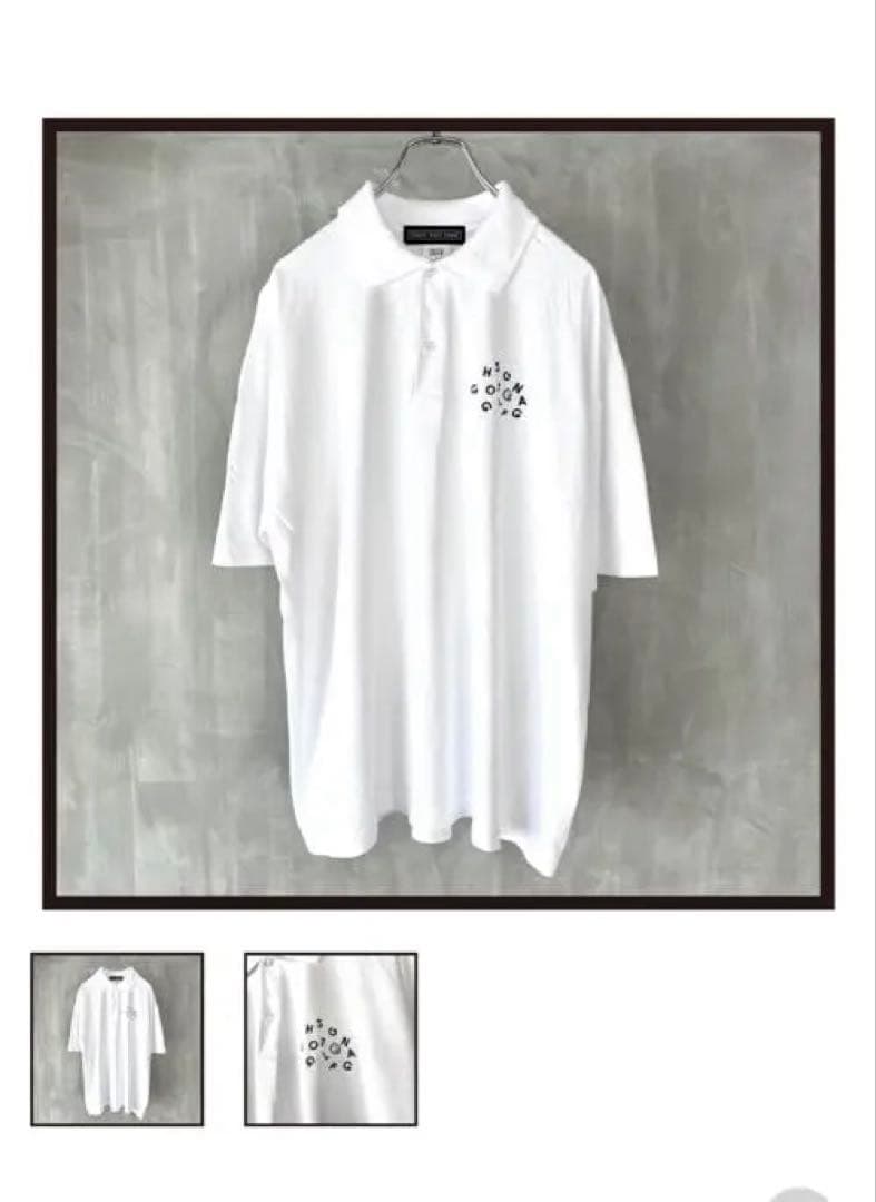 GHOST GOLF GANG ポロシャツ XL ホワイト