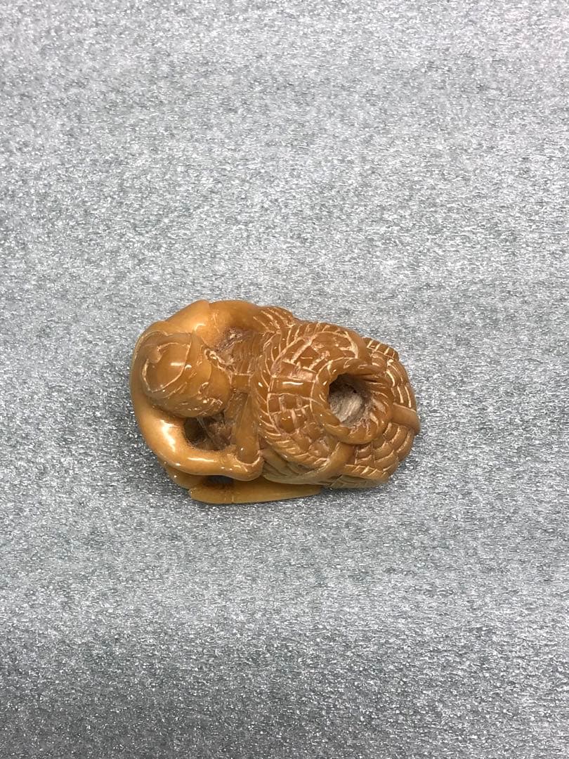 根付　時代提物　天然素材