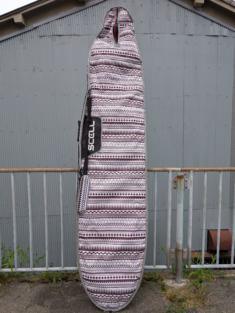 超美品　ロングボード　9,2　蛍光ピンク