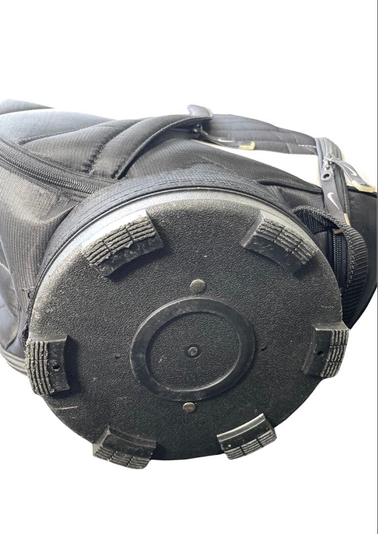 【中古品・希少モデル】NIKE プレミアム キャディバッグ 黒×グレー 軽量◎