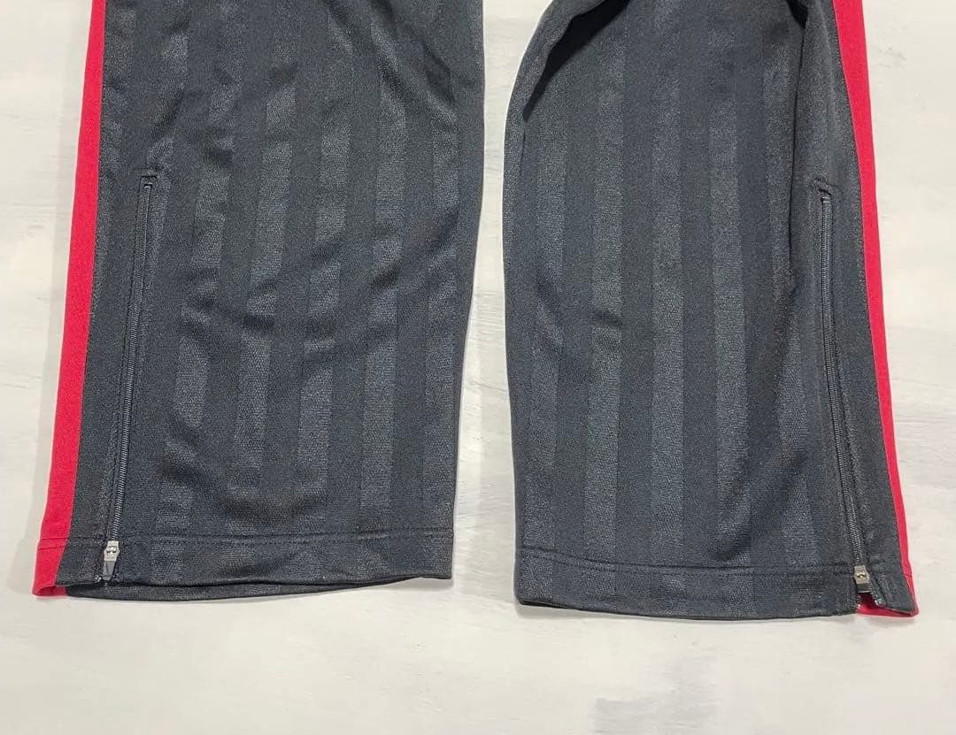 美品　00s NIKE ジャージ　セットアップ　黒×赤　ブラック　XL