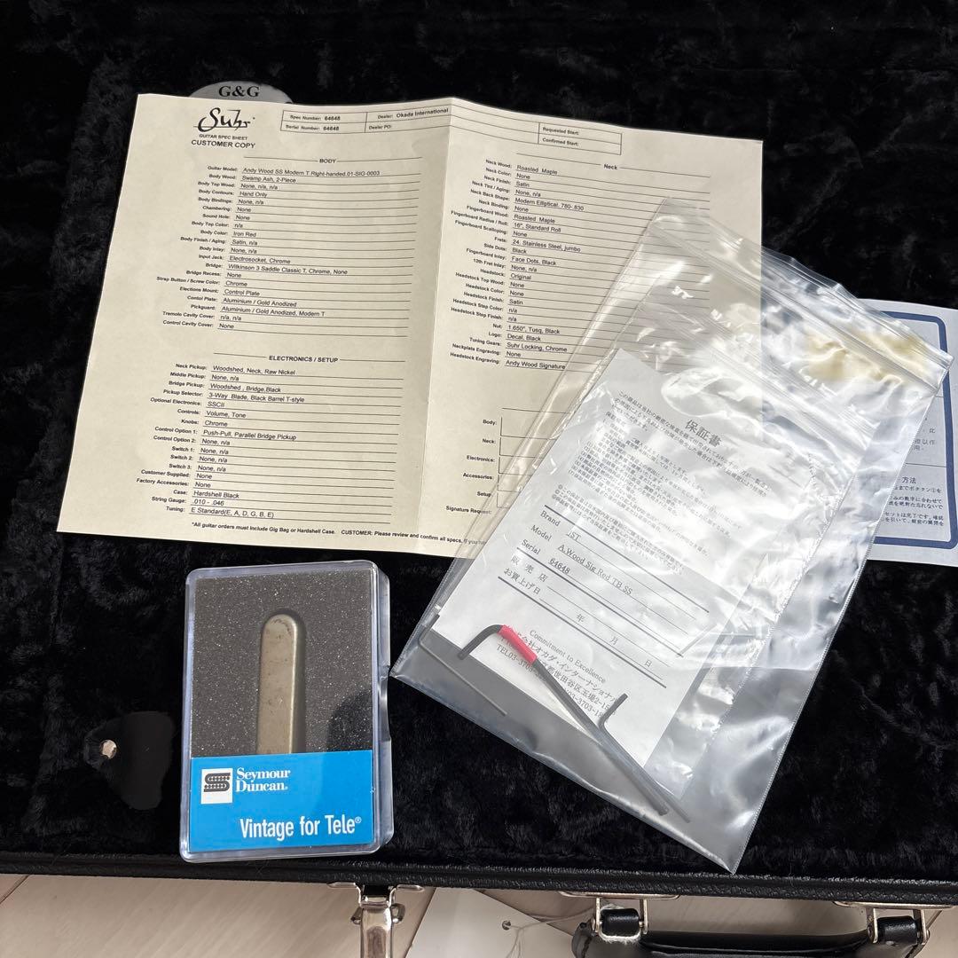 ギター Suhr / Andy Wood Signature Modern T