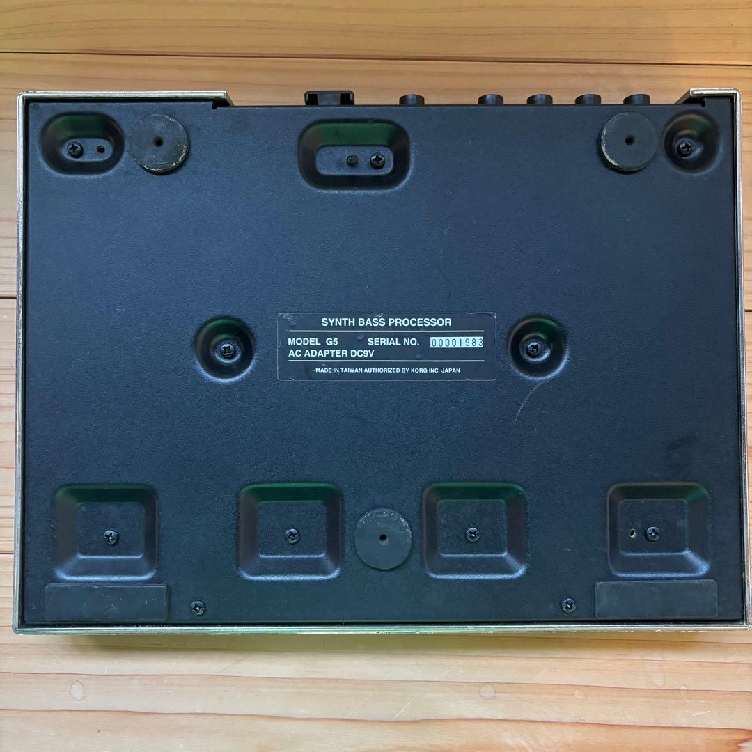 KORG G5 Synth Bass Processor ベースシンセ 取説付