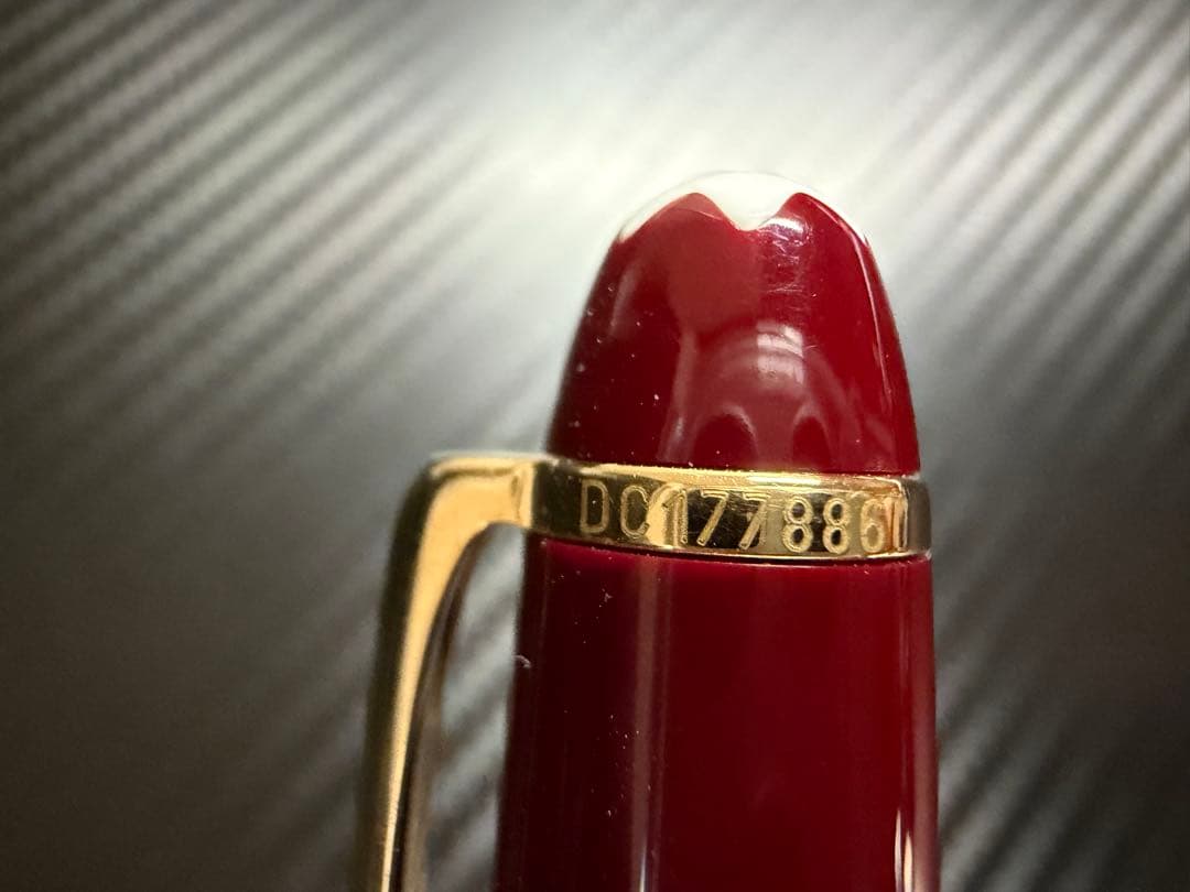 美品 Mont Blanc 144 万年筆 ボルドー 中白 F 細字