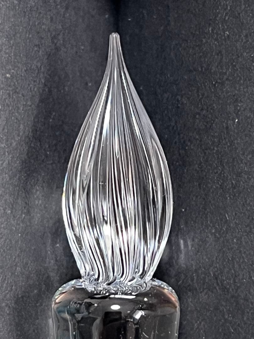 色華硝子　ガラスペンとインクセット　細字　中古