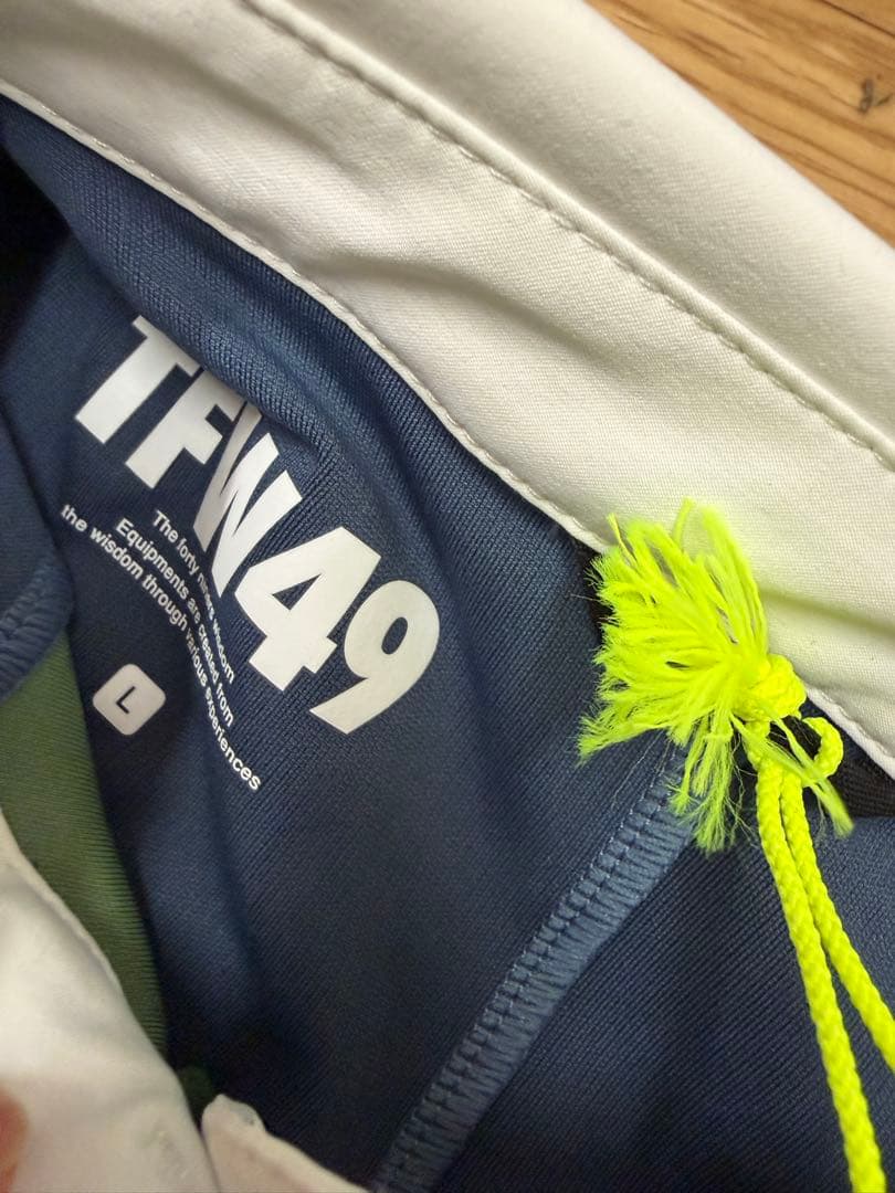 新品正規品【TFW49/size L】ワンピース　長袖ポロシャツカットソー