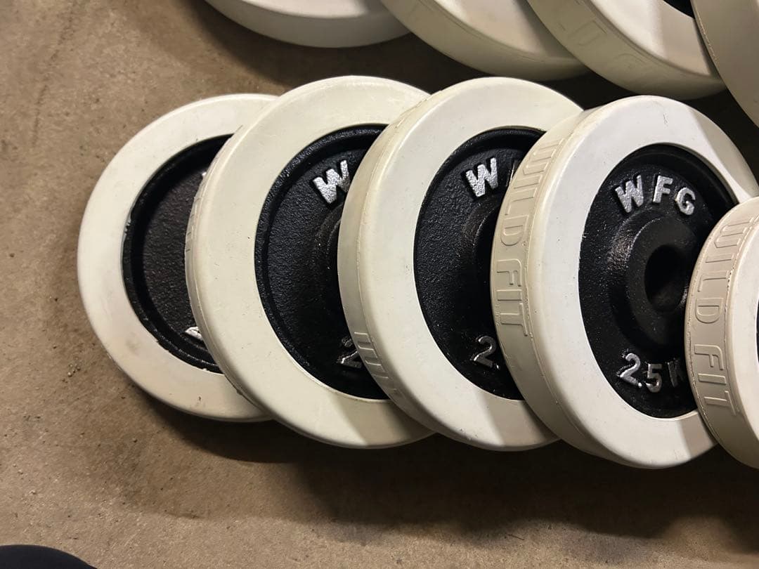 ダンベルシャフト 2本 プレート5kg4枚2.5kg4枚1.25kg4枚セット
