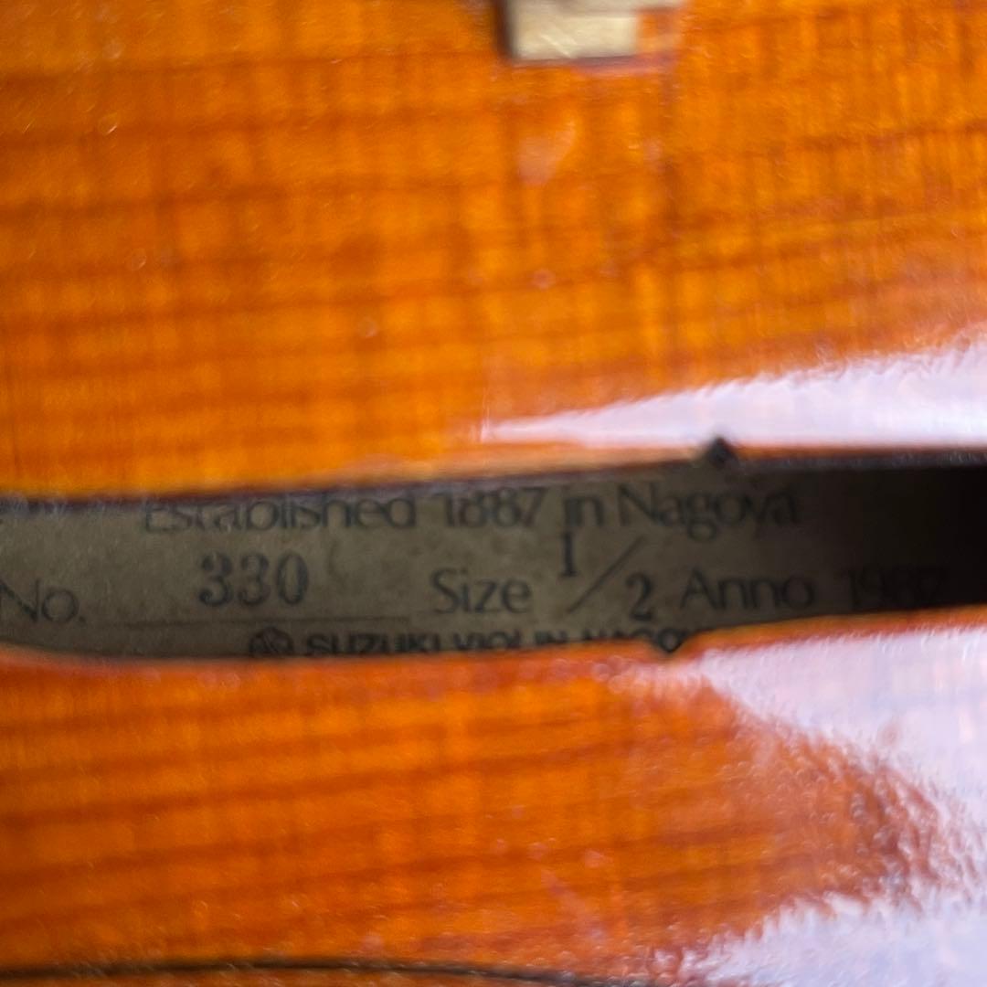 虎杢　Suzuki バイオリン No.300 1/2 弓・セミハードケース付