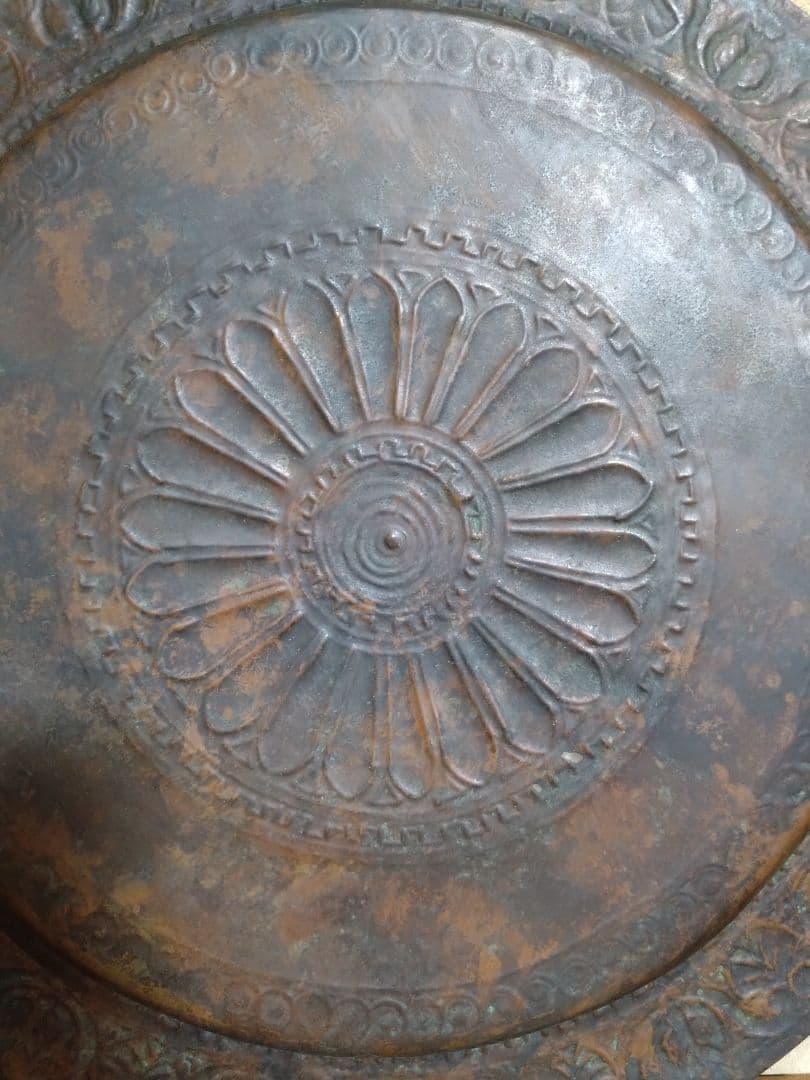 装飾用金属製円形プレート