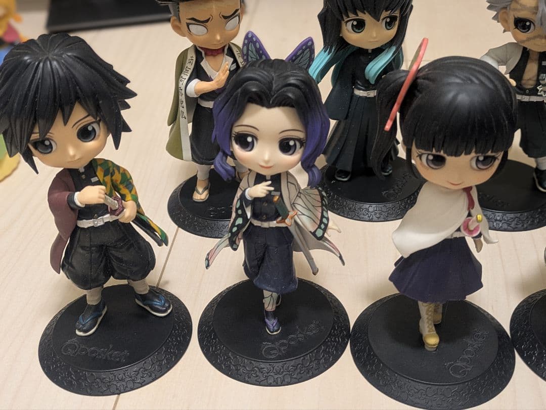 鬼滅の刃 Qposket フィギュア 17体セット＋おまけ冨岡義勇セピア