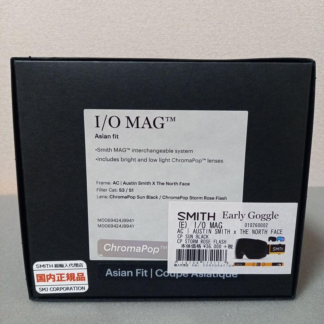 【美品】スミス×THE NORTH FACE 　I/O MAG ゴーグル