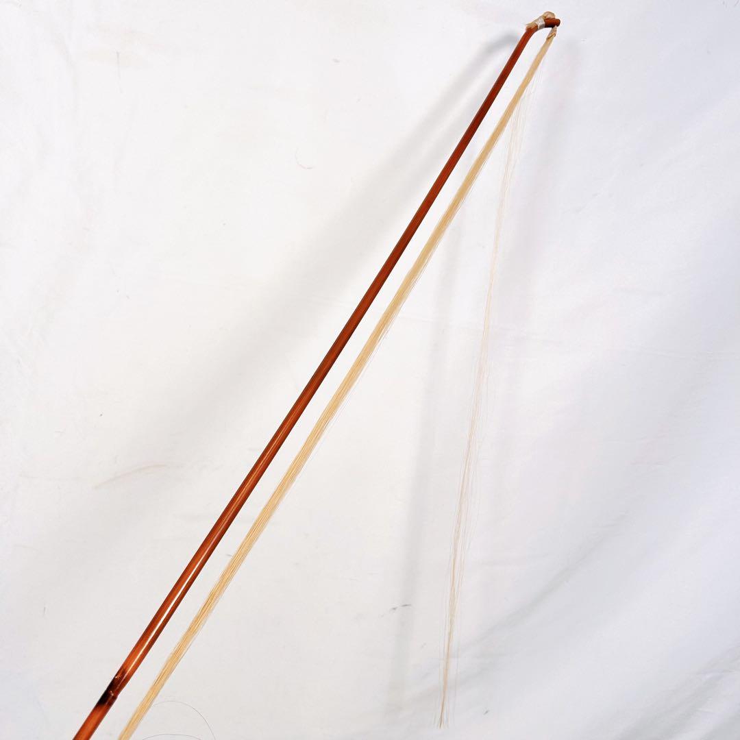 【高級】名師二胡　老紅木　萬其興製　本皮　蛇皮　弦楽器　中国楽器　現状品