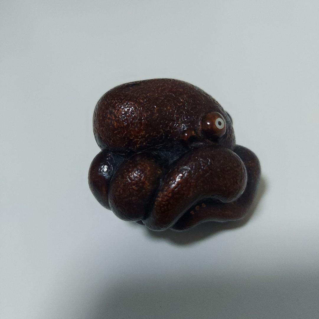 根付　蛸　タコ　現代根付