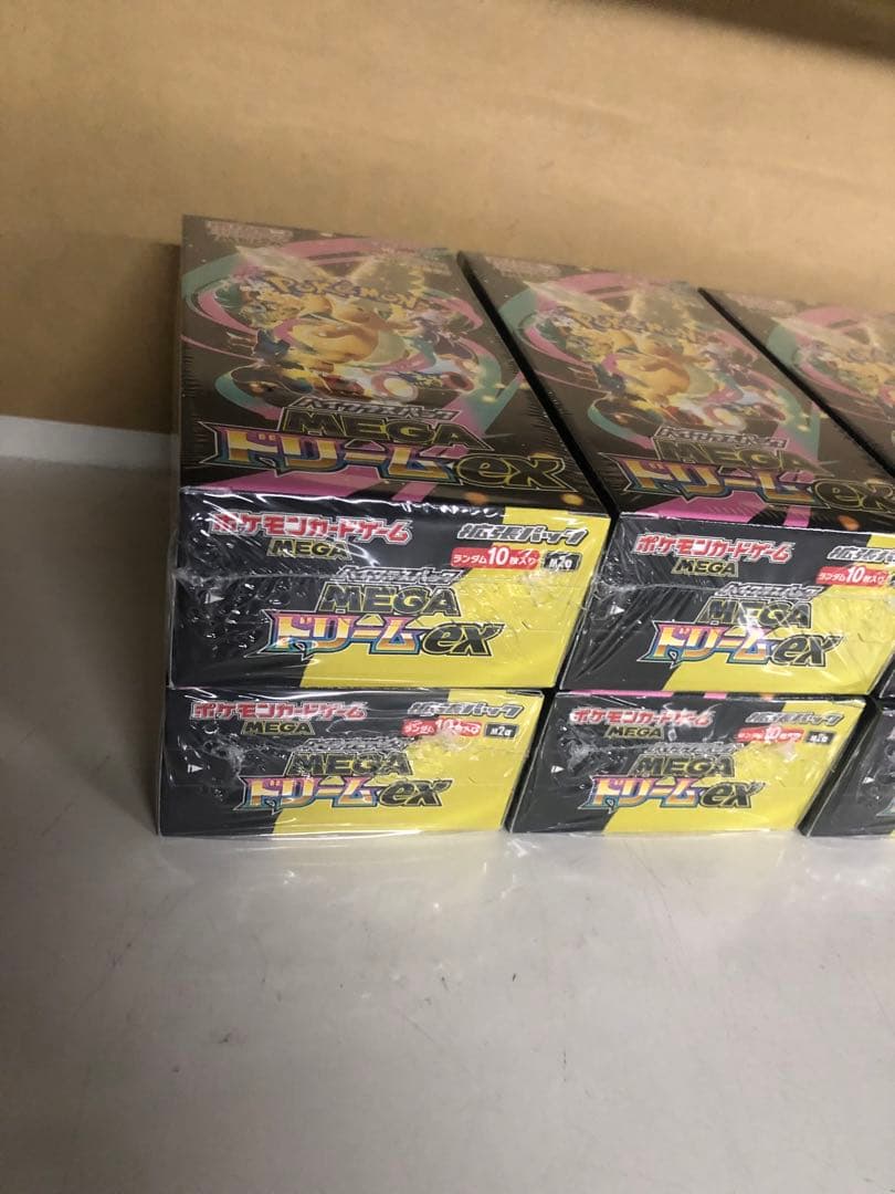 シュリンク付きポケモンカードMEGA ハイクラスパック　ドリーム ex　6BOX