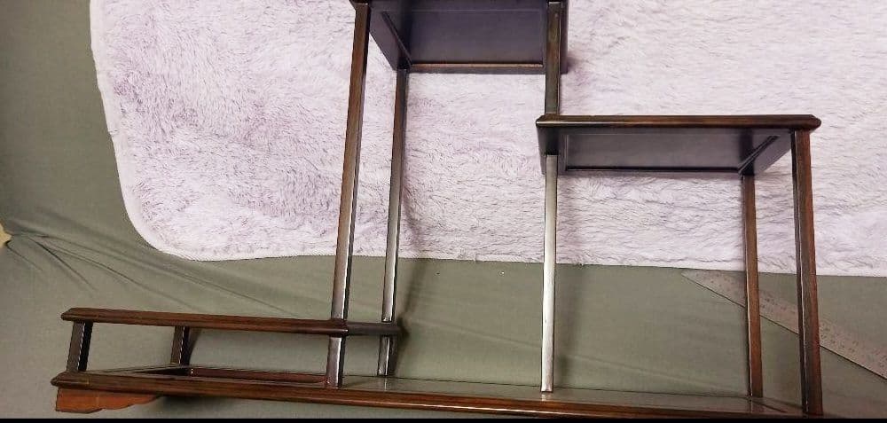 値引き中‼️高級展示会用‼️黒檀花台