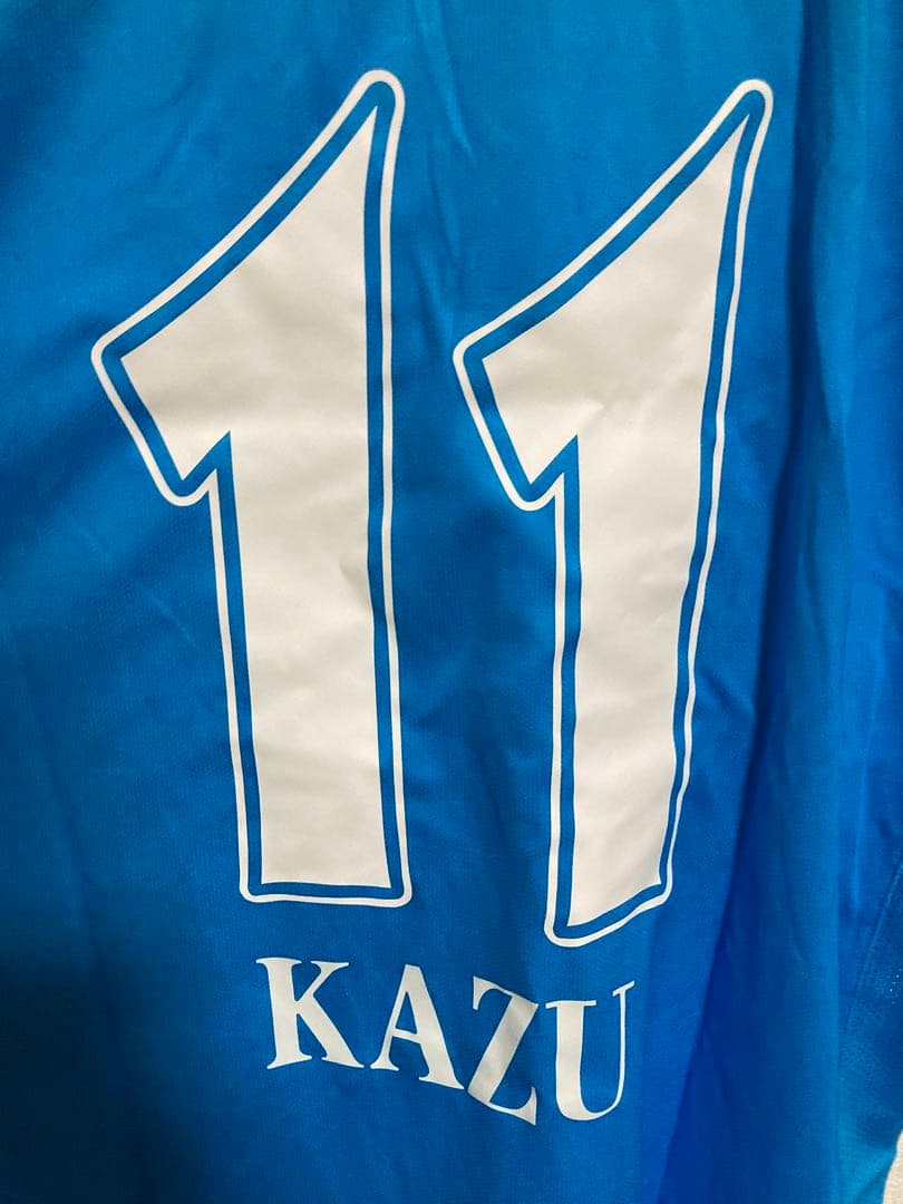 横浜FC サッカーユニフォーム 2007-2008 三浦知良 当時物　未使用品