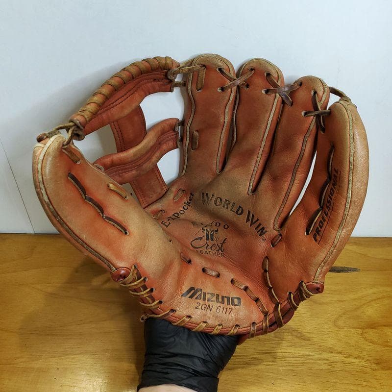 ミズノ 秋山幸二モデル L-01 ワールドウィン Mizuno 軟式グローブ