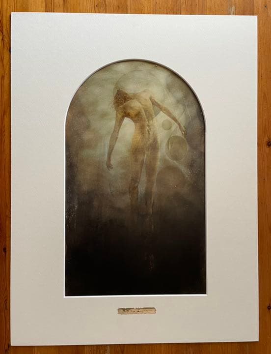 藤浪理恵子 「イカロスの末裔」額装