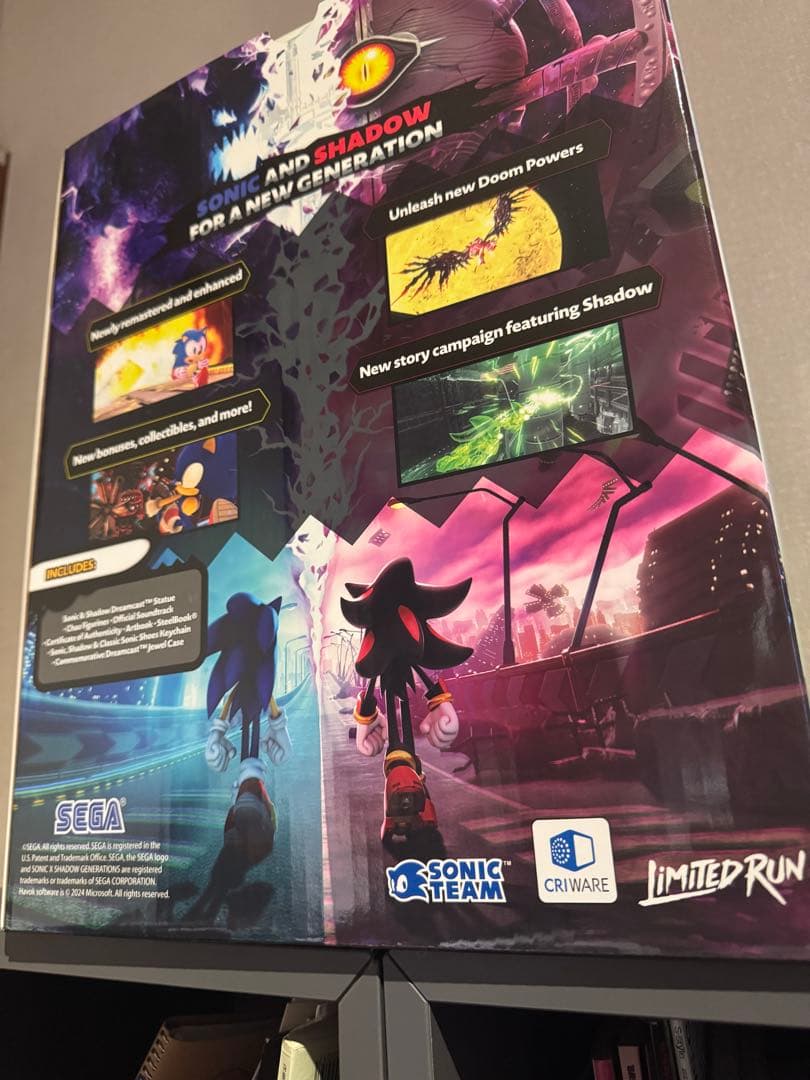 ソニック シャドウ ジェネレーション コレクターズエディション