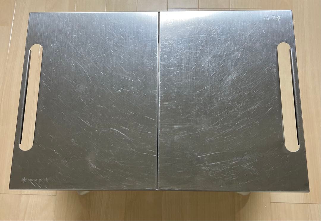  peak TAKIBI Myテーブルとステンレストレー 2点セット