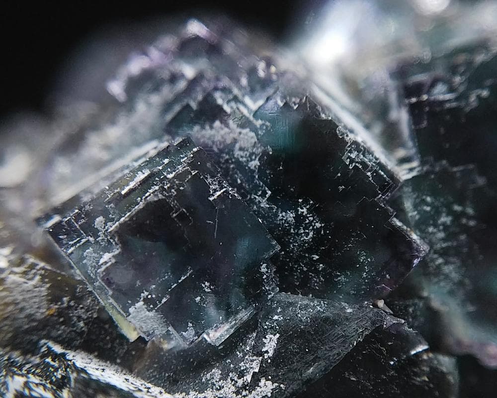 481 オコルス鉱山 フローライト クォーツ ブルーグリーン パープル