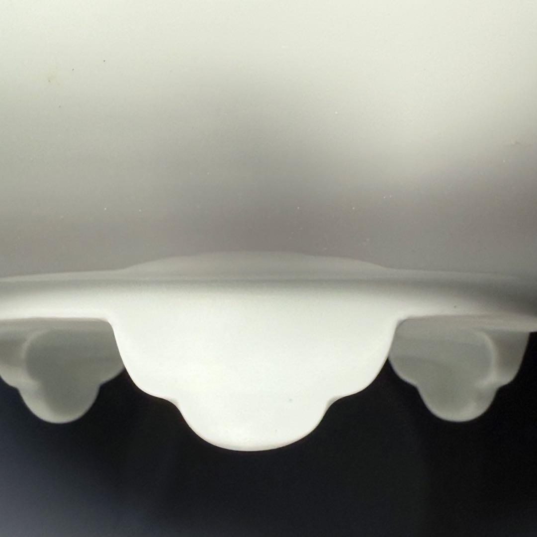 人間国宝　井上萬二　本人作　白磁香炉〈大〉　共箱　栞　共布　『萬二作』　未使用品