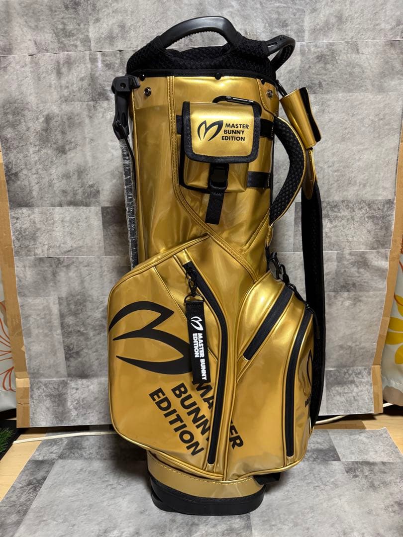 MASTER BUNNY EDITION ゴルフスタンドキャディバッグ ゴールド
