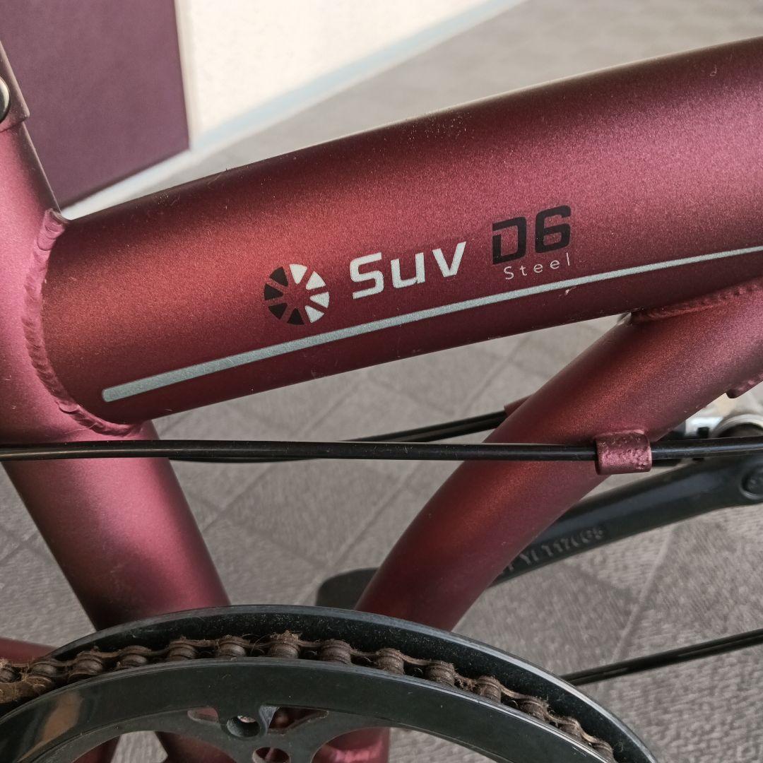【土日引取限定】DAHON SUV D6 折りたたみ自転車　マットワイン