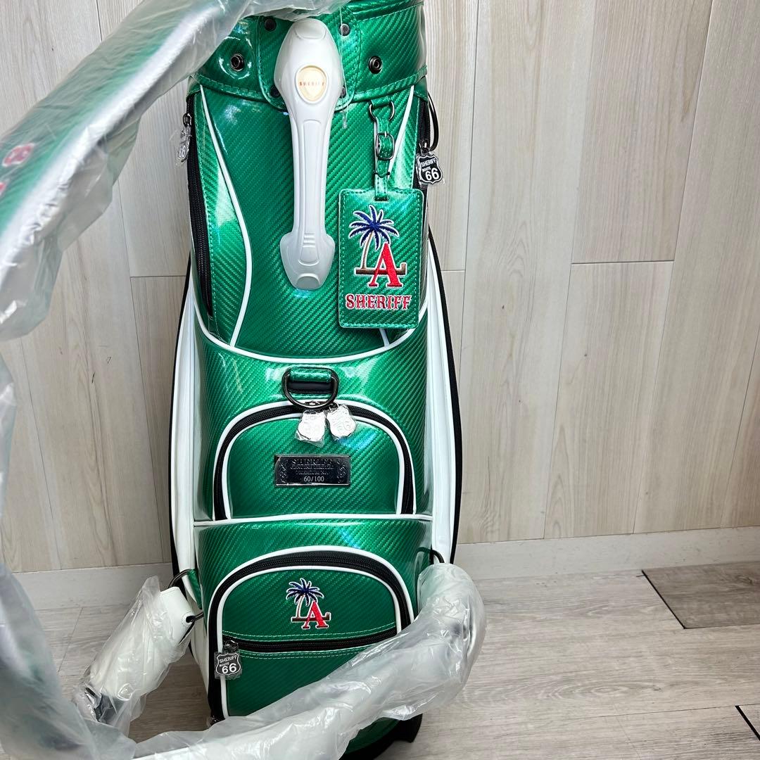 【SHERIFF 】ゴルフキャディバッグ 新品　プレミアム　限定品！シェリフ