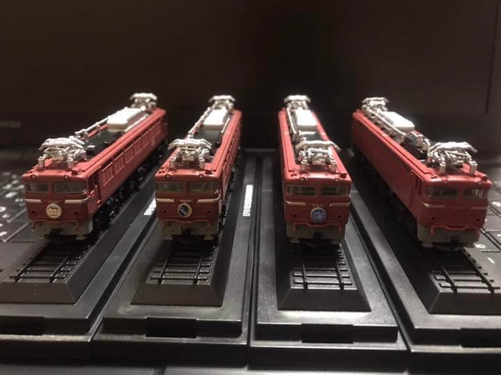 ＥＦ81形交直流電気機関車　4台セット　鉄道模型