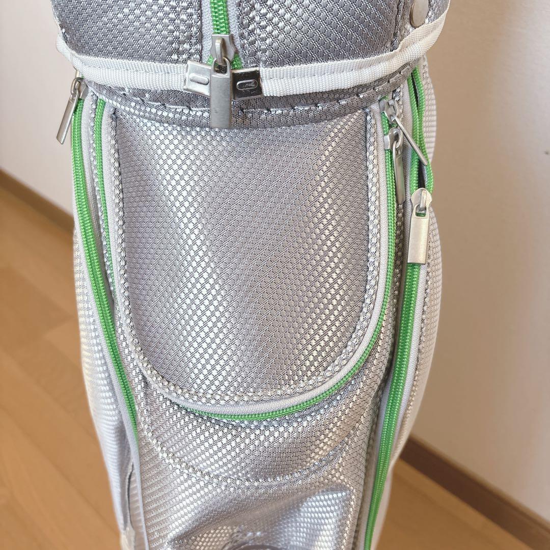 K424 美品！ドクロ 王冠 シルバー キャディバック