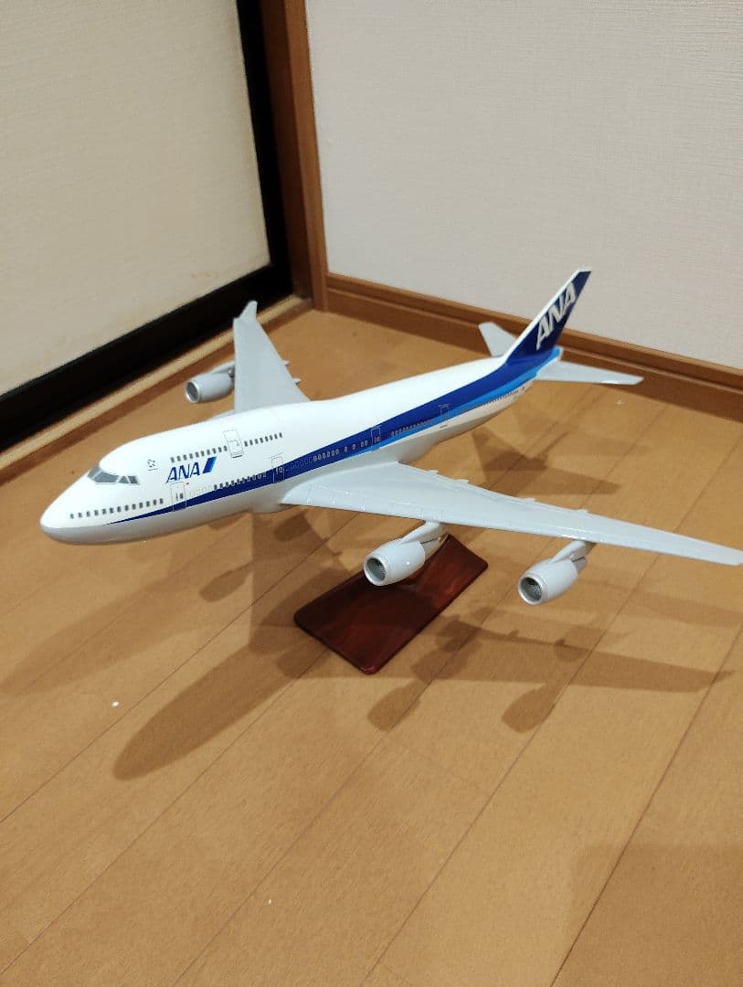 お値下げ 飛行機模型 ANA ボーイング747