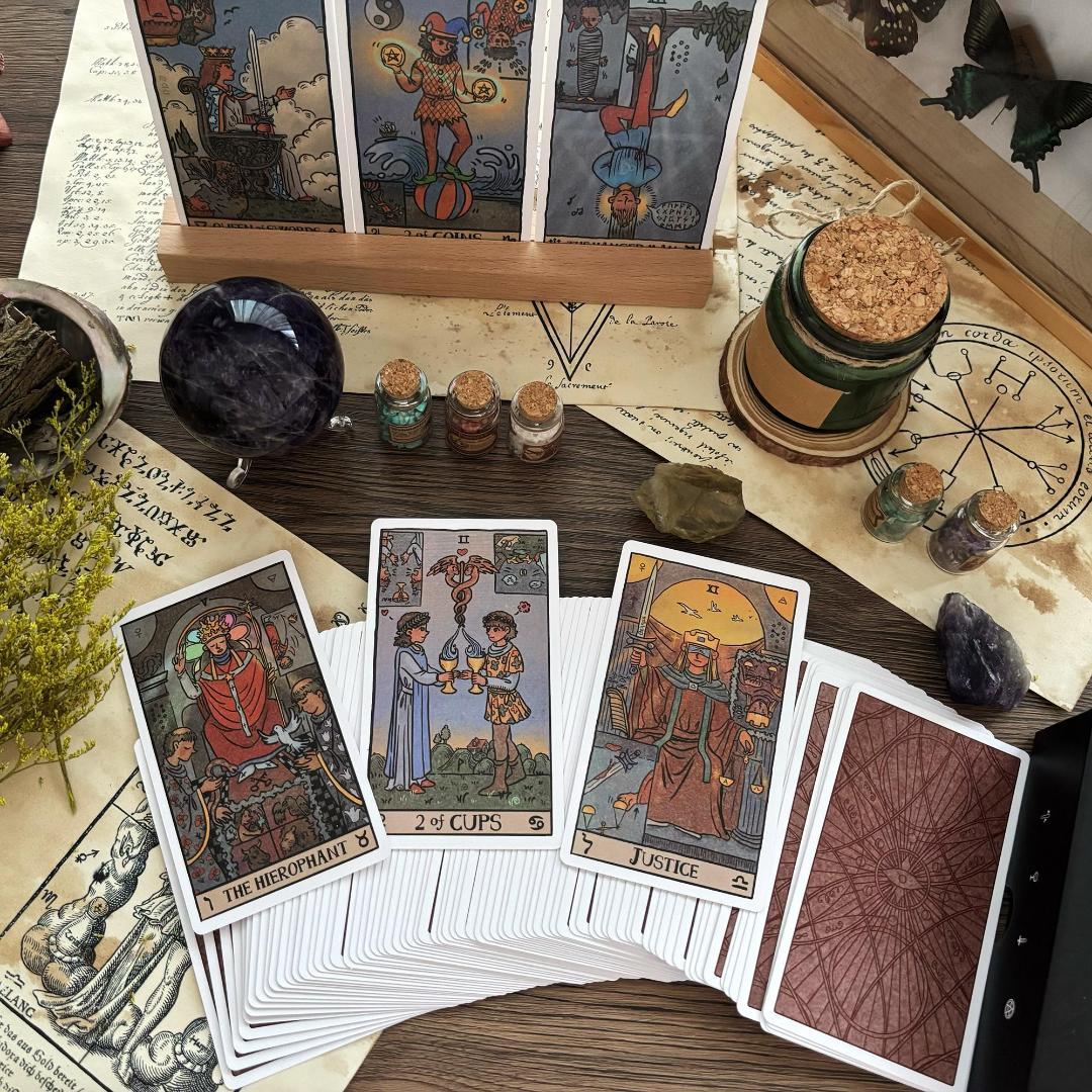 【正規品タロットカード】神秘的✨アカシックレコード×シンボルの多次元的なカード