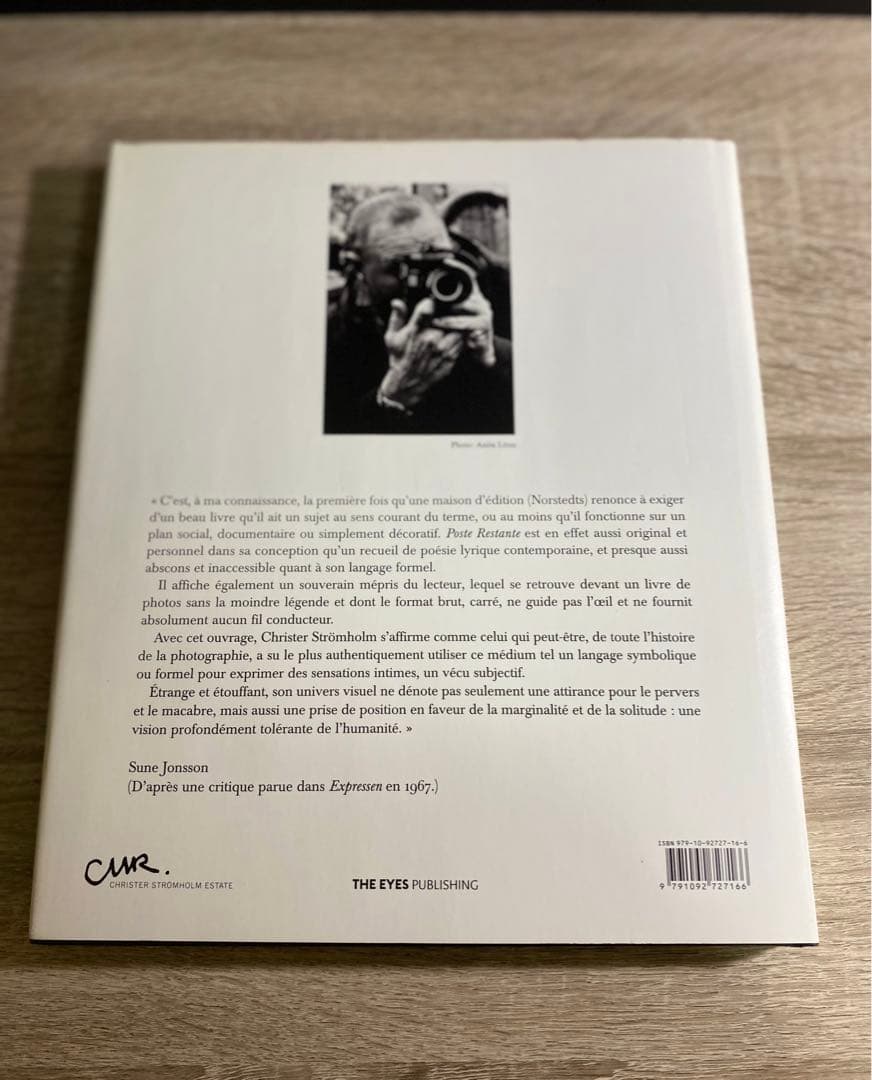 Christer Stromholm Poste Restante 洋書写真集